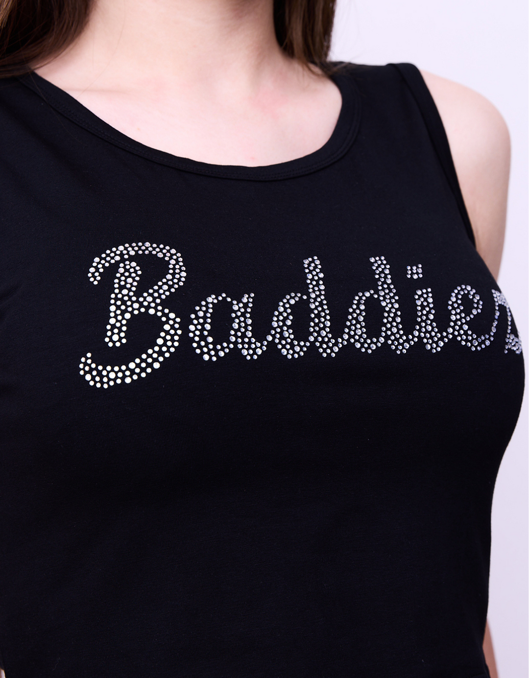Tank Top with Diamond Logo - Black