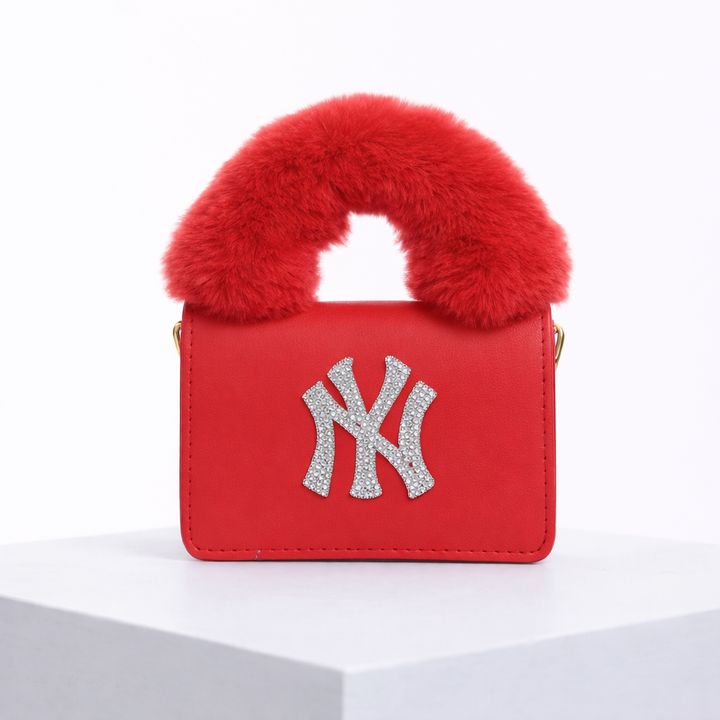 Ny Furry Bag - Red