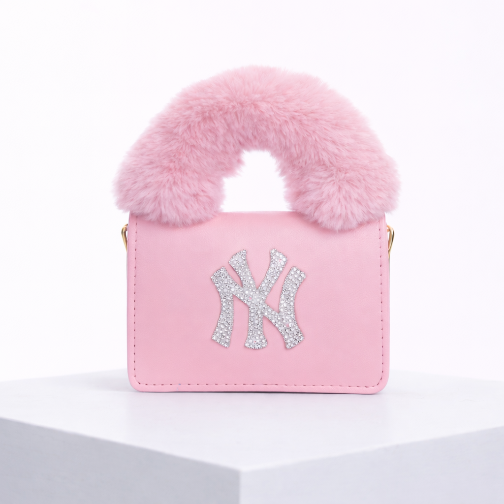 Ny Furry Bag - Pink