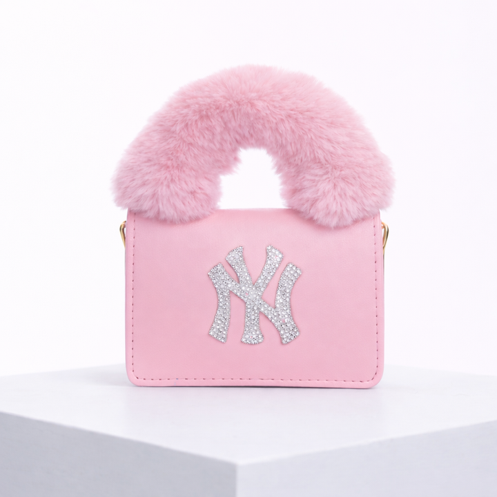 Ny Furry Bag - Pink